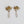 Shirokhorshid Brass Earrings with Stone Drop