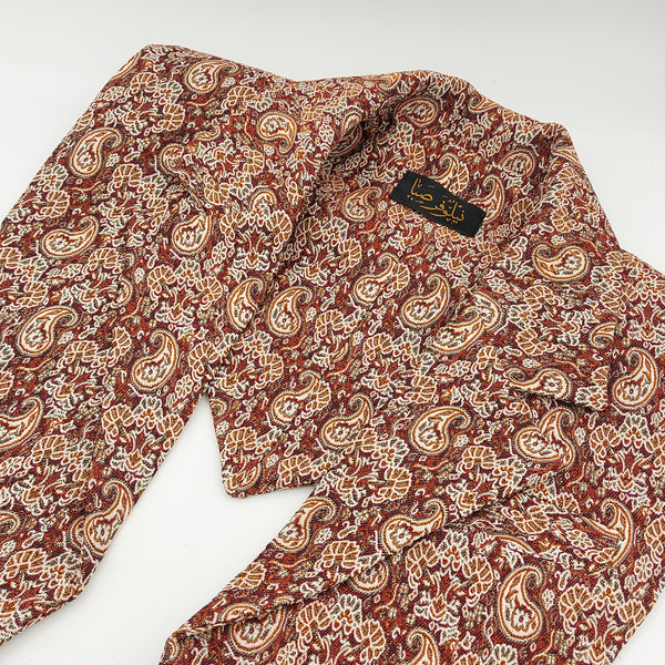 Paisley Collar Vest