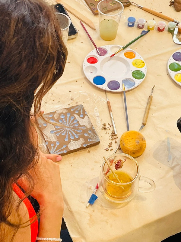 Persian Tile Painting | A Creative Gathering Inspired by Persian Art