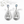 Opal & Silver Teardrop Earrings