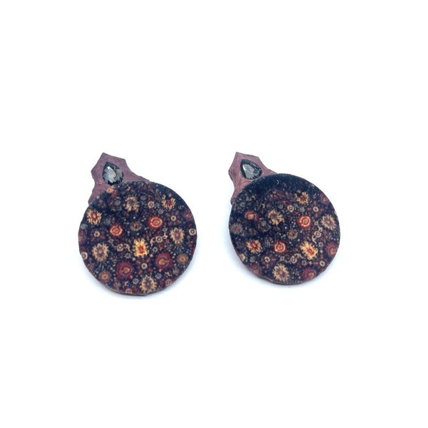 Grandma's Paper Mache Earrings
