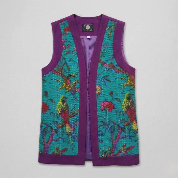 Hand-Sewn Purple vest