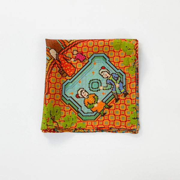 Tabriz Grand Bazaar Pocket Square