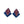 Diamond Tile Paper Mache Earrings