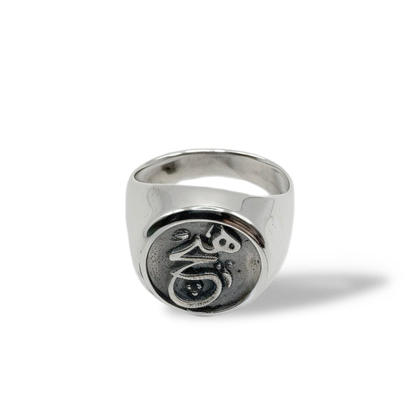 Farsi Words Silver Rings
