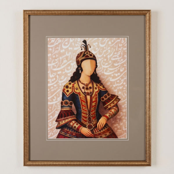 Delbar-e Qajar Framed Wall Art