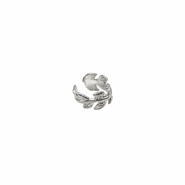 Spring Silver Ear Cuff
