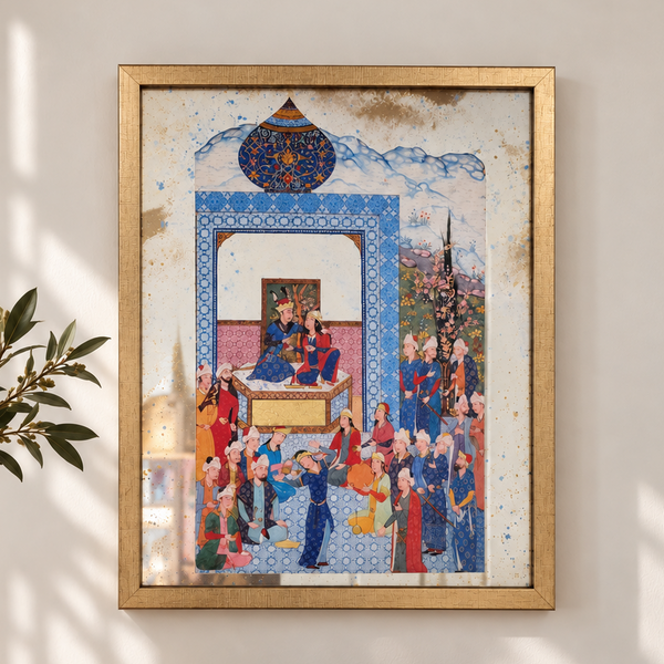 A Gathering in Reflection Wall Art