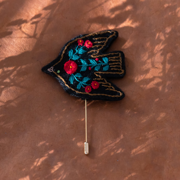 Aashti Embroidered Brooch