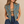 Royal Blue Paisley Collar Vest