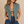 Royal Blue Paisley Collar Vest
