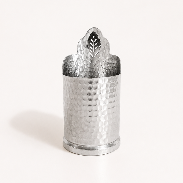 Copper Utensil Holder with Etched Mirror