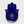 Hamsa Hand Jewelry Dish with Gold Touches
