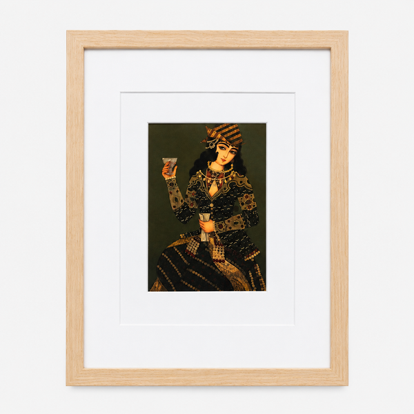 Qajar in Green Wall Art