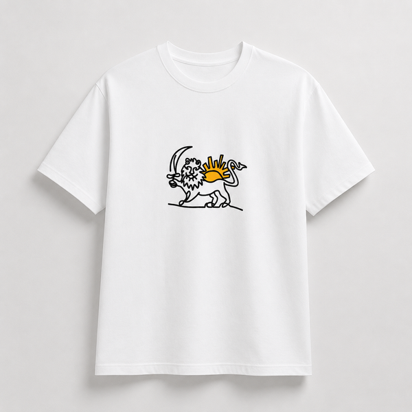 Line Drawing Shirokhorshid Adult T-Shirt