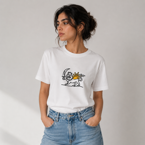 Line Drawing Shirokhorshid Adult T-Shirt