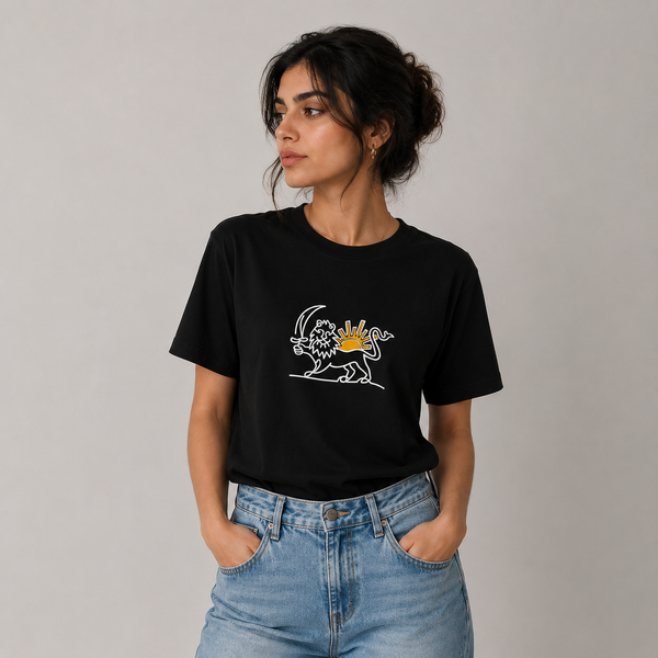 Line Drawing Shirokhorshid Adult T-Shirt