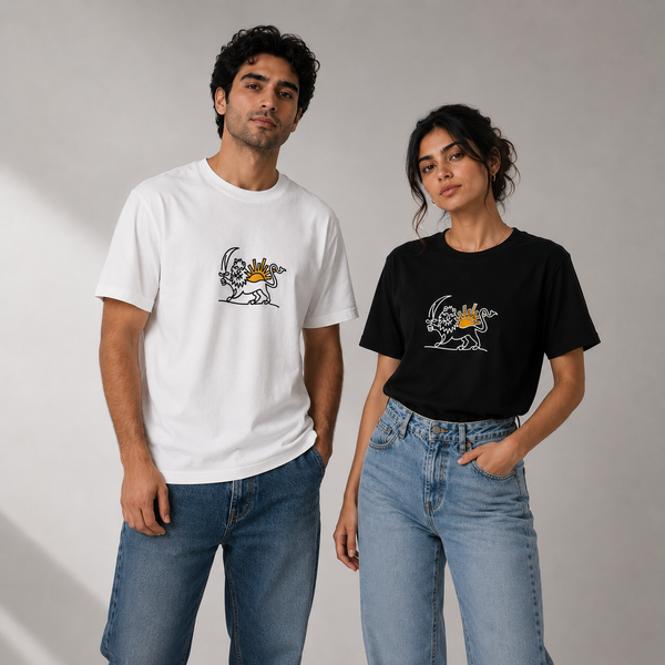 Line Drawing Shirokhorshid Adult T-Shirt