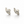 Small Iran Map Minimal Silver Earrings