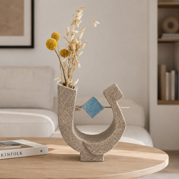 Ceramic Farsi "Zan" Vase