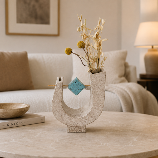Ceramic Farsi Letter Vase