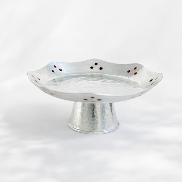 Anardoon Octagonal Copper Footed Serving Tray