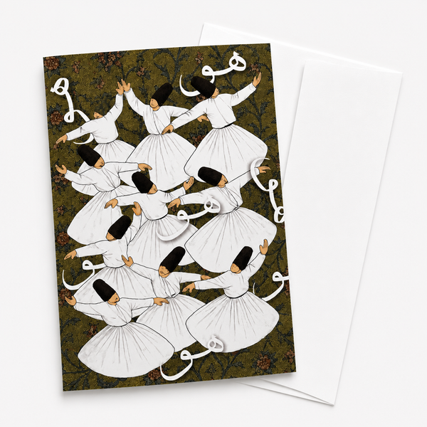 Darvish Dance Greeting Card