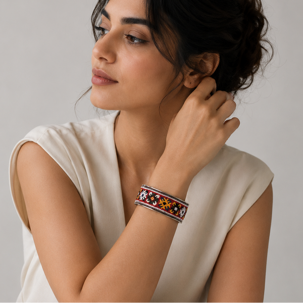 Kilim Embroidery Bangle