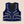 Blue Silver Leaves Hand Beaded Vest
