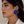 Gold-Speckled Round Ceramic Earrings