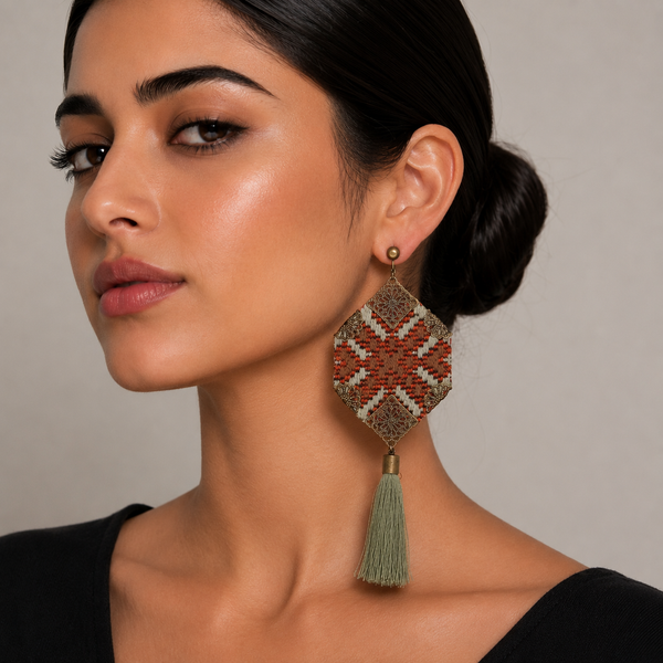 Handmade "Dashti" Balouchi Earrings