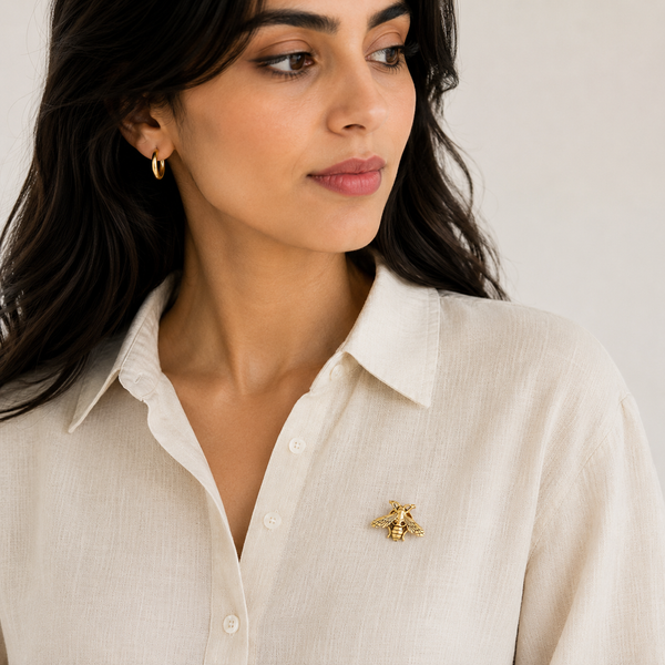 Golden Bee Pin