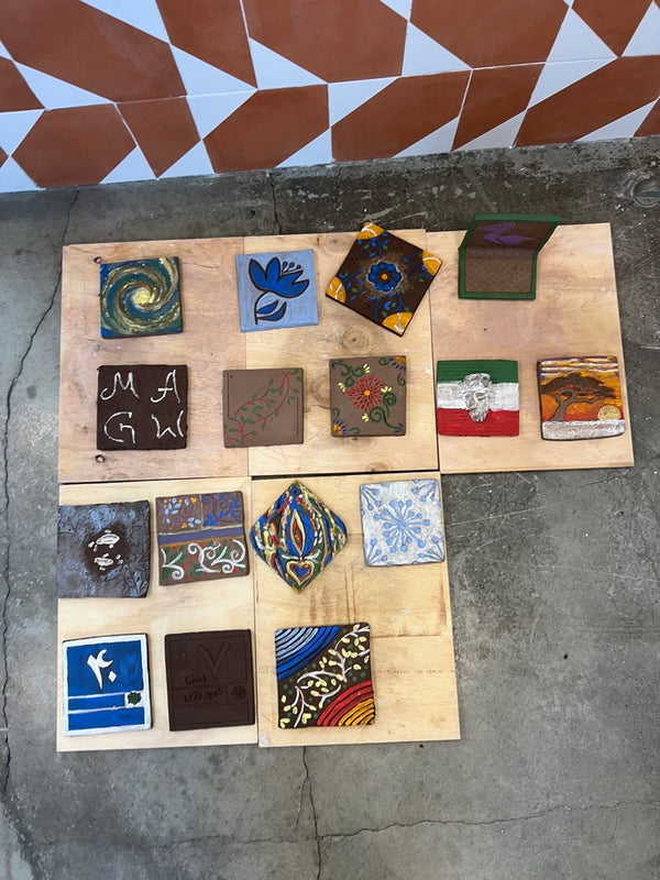 Persian Tile Painting | A Creative Gathering Inspired by Persian Art