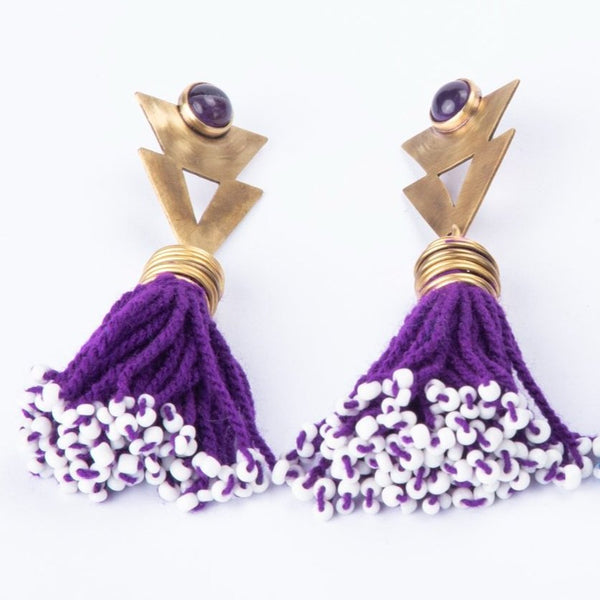 Kowli Brass Earring