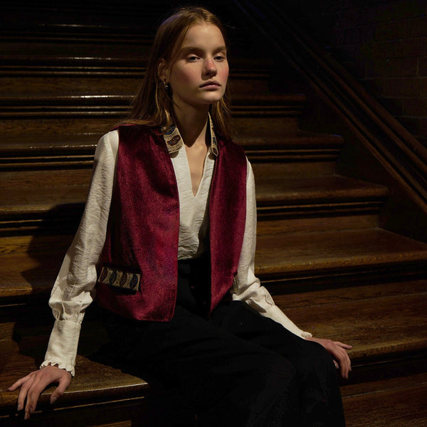 Yaghoot Velvet Vest