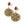 Large Round 22K Gold-Plated Khatam Earrings