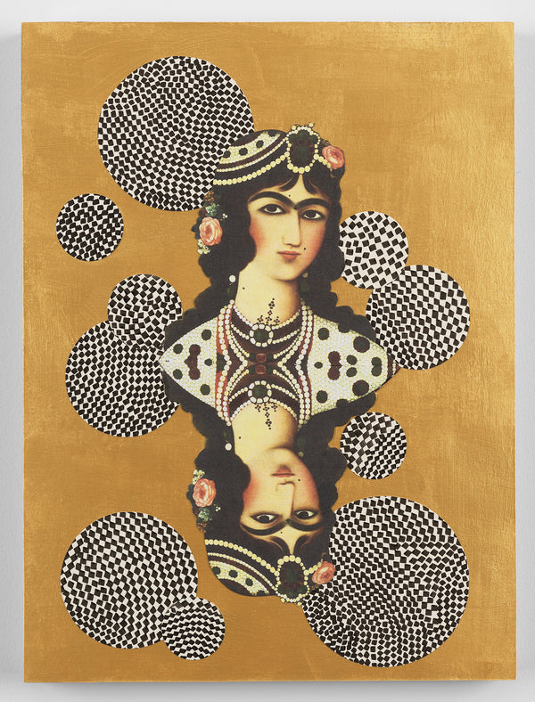 "Qajar Shahdokht In My Studio" Wall Art
