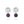 Silver Persian Sasani Soldier Earrings with Amethyst