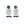 Silver Square Stud Earrings with green and Red Agate