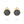 Solitary Without You Circular Stone Earrings