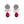 Pomegranate-Pearls Red Agate Earring