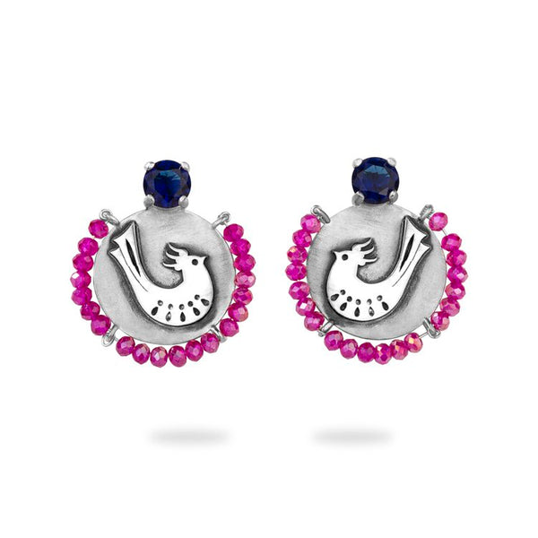 Griffin Silver Earrings
