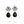 Silver Heart Earrings with Agate & Pearl
