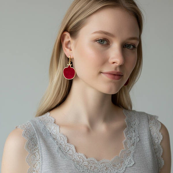 Anar Torsh Velvet Earrings