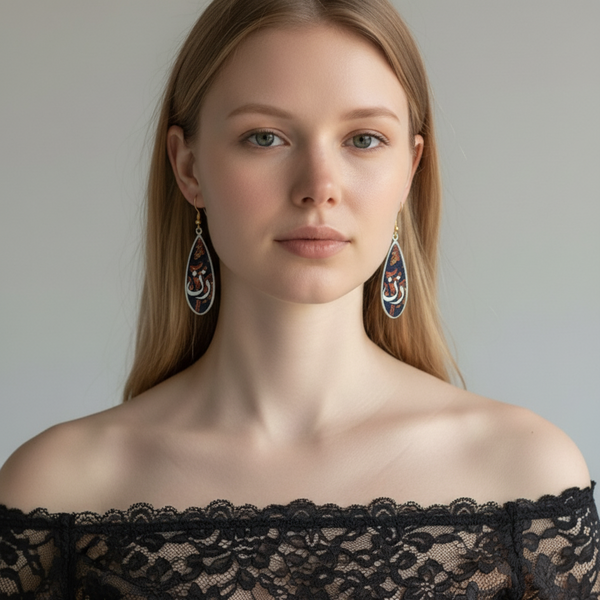 "Zan" Large Tear Earrings