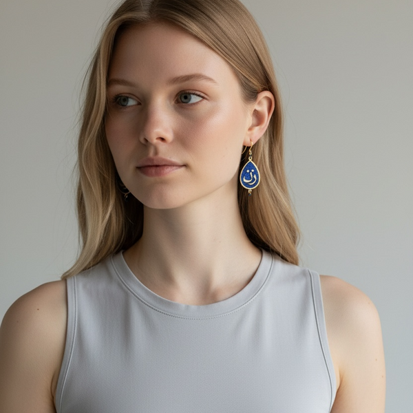 "Zan" Velvet Small Tear Earrings