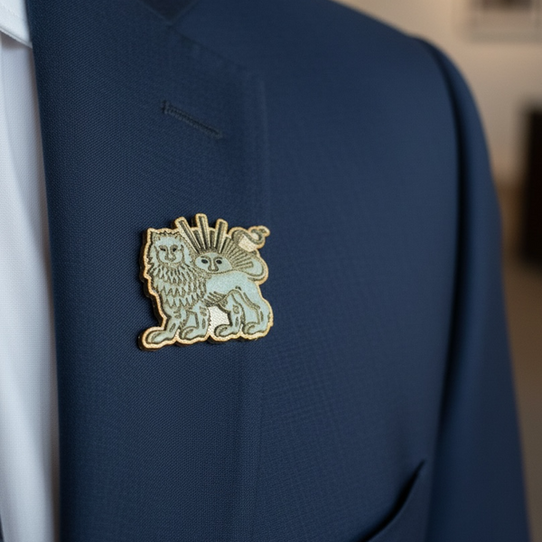 Velvet Lion & Sun Pin
