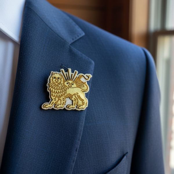 Velvet Lion & Sun Pin