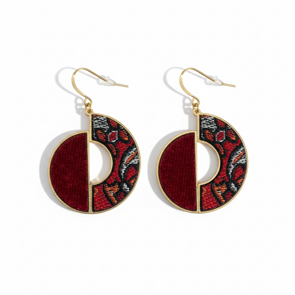 Khatoon Termeh & Velvet Earrings