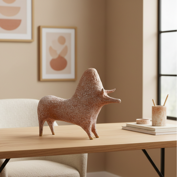 Rhyton Papier-Mâché Sculpture